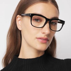 Black Rectangular Reading Glasses