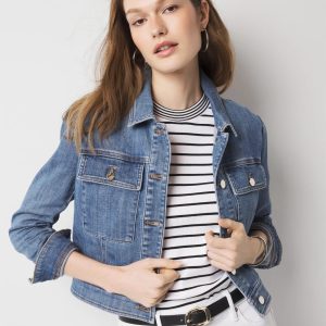 Cropped Denim Jacket