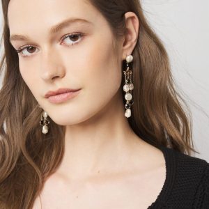 Black + White Statement Earrings