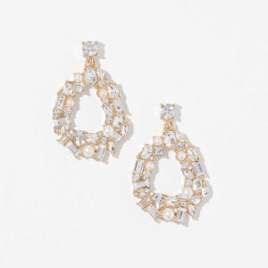 Mixed Media Drop Earrings