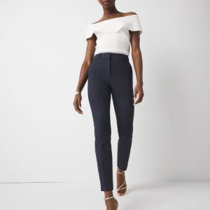 Elle Slim Denim-Look Ankle Pant