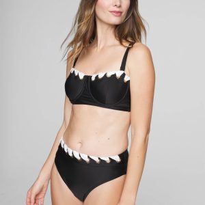 Grommet Lace Bikini Top