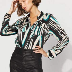 Relaxed Utility Satin Shirt