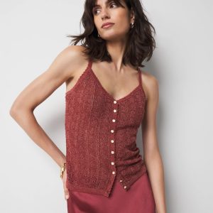 Metallic Sweater Camisole