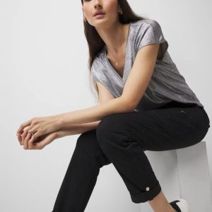 Mid-Rise Pret-A-Pedi Straight Cropped Pants