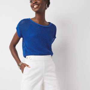 Extra High-Rise Novelty Waist Denim Short