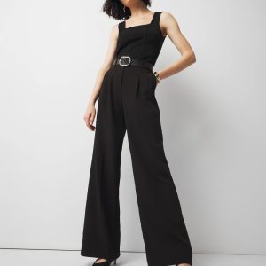 Pleated Wide Leg Pants