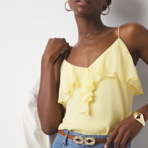 Skinny Belt with Gold Rope Buckle