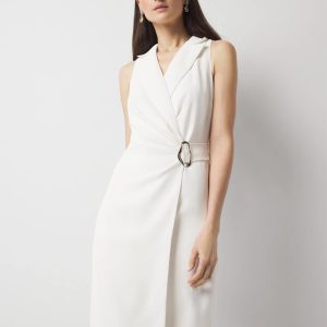 Petite Blazer Wrap Dress