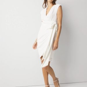 Faux Wrap Mini Dress