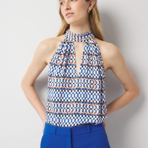 Cut Out Tie-Neck Halter
