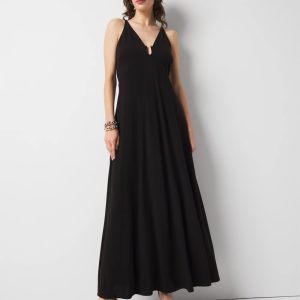 Hardware Jersey Maxi Dress
