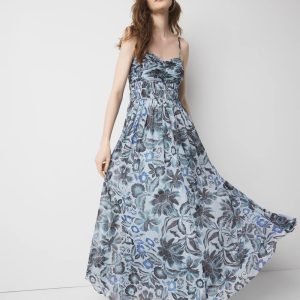 Petite Printed Maxi Dress