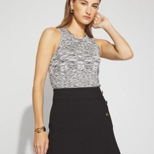 Petite Space-Dyed Sweater Tank Top