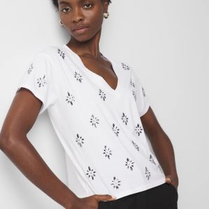 Crystal Embellished Tee