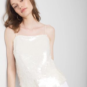Sequin Mesh Camisole