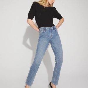 Petite Mid-Rise Slim Jean