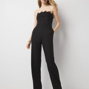 Strapless Lace Jumpsuit
