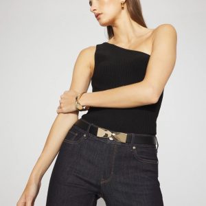 Gold Twist Stretch Belt