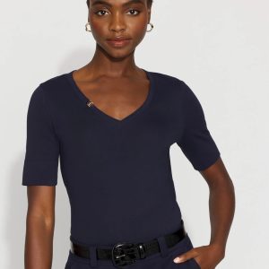 Elbow Sleeve Charm Tee