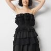 Tiered Ruffle Bustier Dress